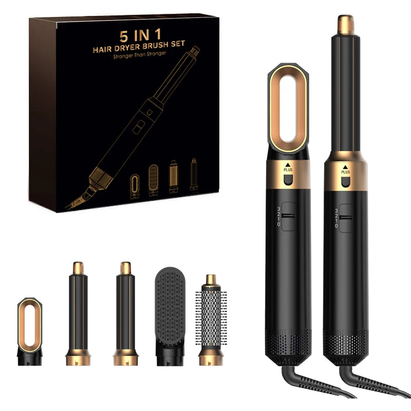 5-in-1 Hot Air Hair Styler – Dry, Curl, Smooth & Volumize