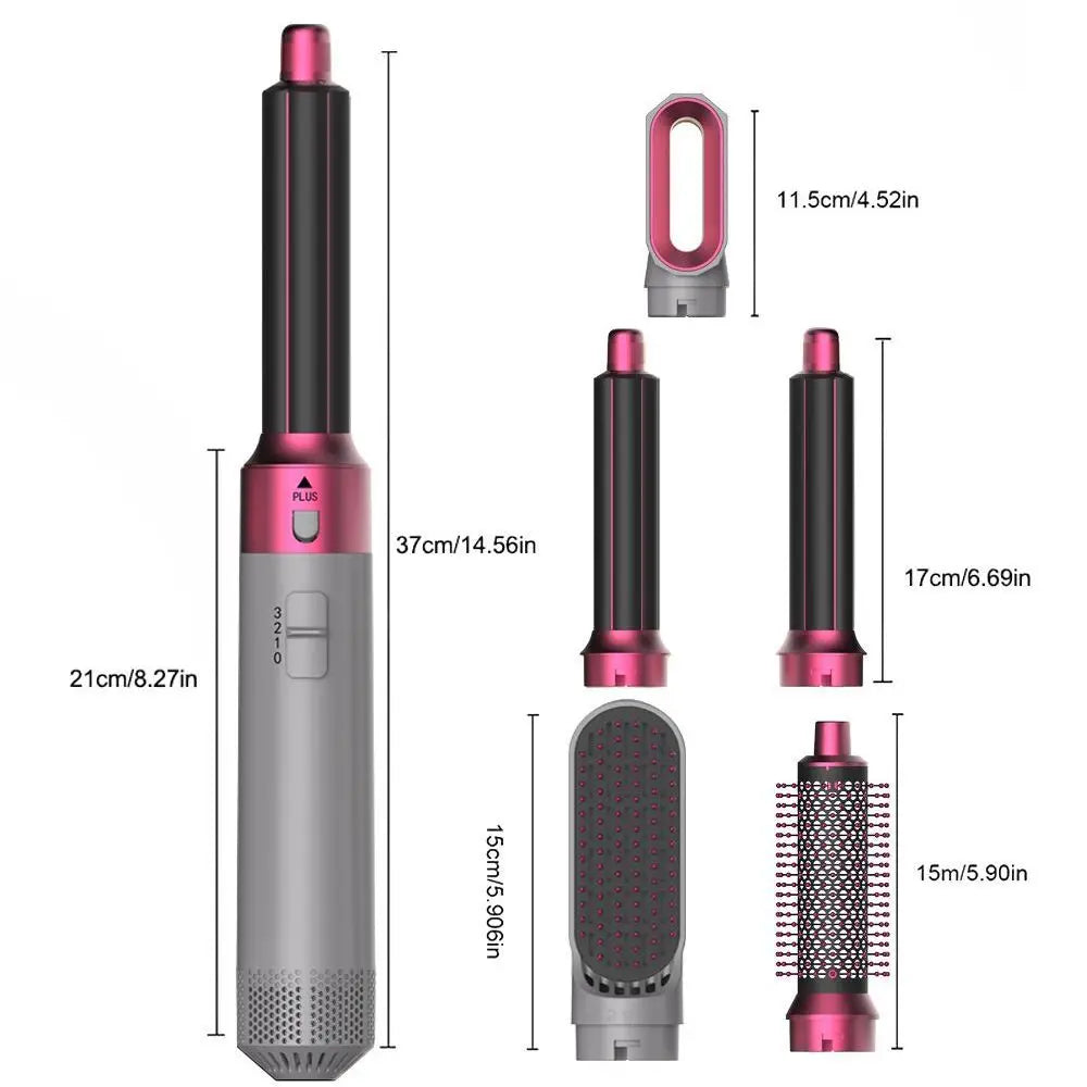 5-in-1 Hot Air Hair Styler – Dry, Curl, Smooth & Volumize